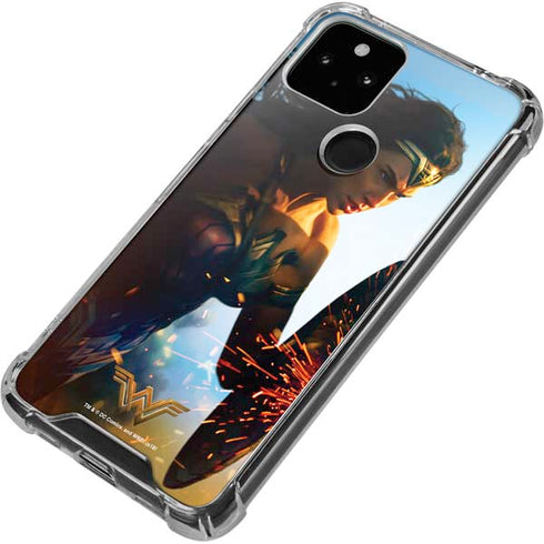 DC Comics Wonder Woman Action Pose Poster Google Pixel 5 Clear Case